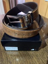 Cesare Paciotti Cintura Uomo Pecari Cm 120