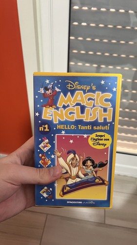 Vhs disney magic english - vhs, disney's