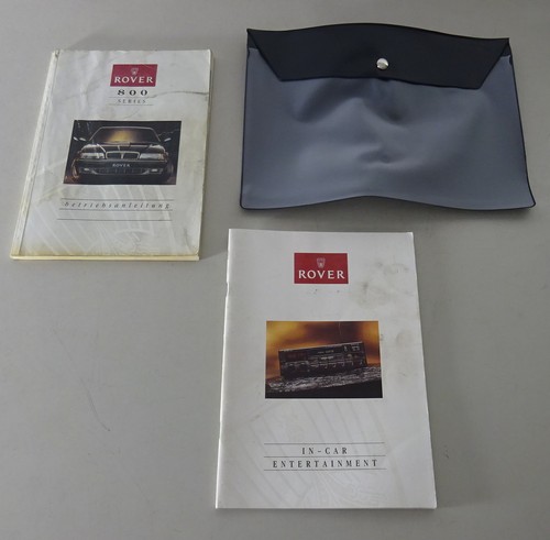 Cartella con manuale rover 800 - cartella,