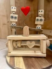 AUTOMATA - gioco legno altalena famiglia robot Cuore GNOMOWOOD - handmade
