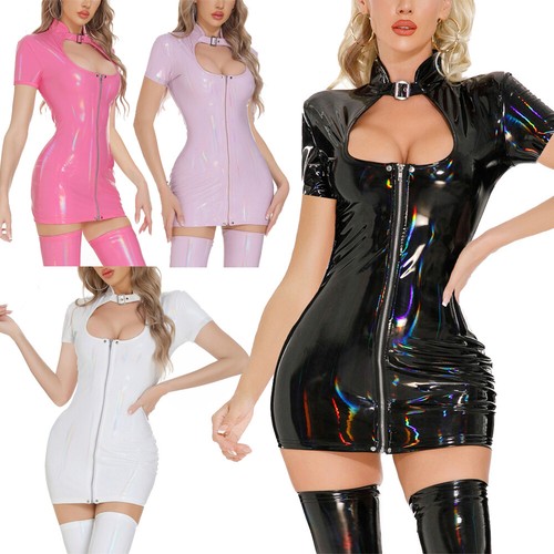 Body donna pelle pvc - pvc, lucido