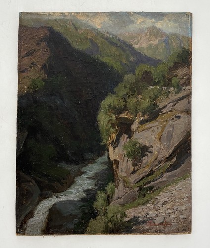 Quadro paesaggio tavola - quadro, su