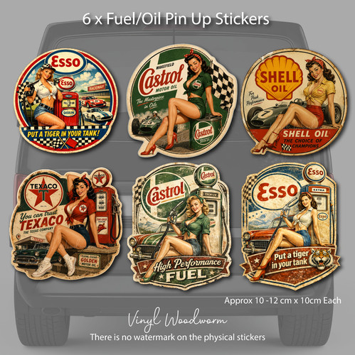 Adesivi pin misti olio - pin, up