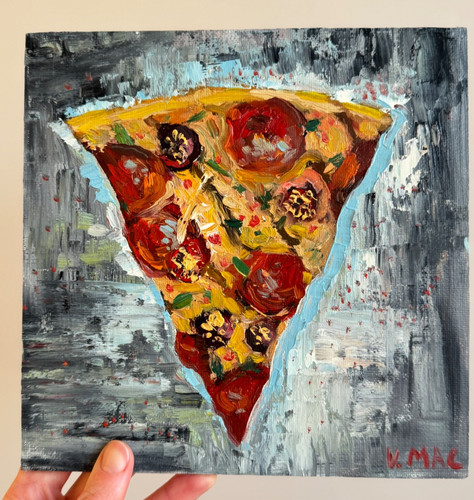 Quadro natura morta cibo olio - morta,