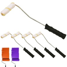 5x MINI Rullo da pittura vernice decorazione casa roller 36 cm manico plastica