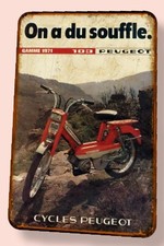 plaque métal vintage Peugeot