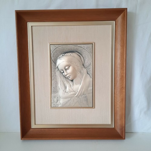 Quadro bassorilievo madonna - bassorilievo,