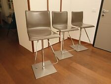 Set di 3 sgabelli Cattelan Toto color Cenere 2004