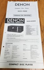 Denon DCD-2000 Lettore Compact