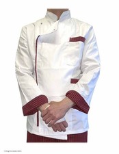 Giacca chef bianca profilo