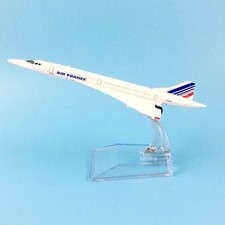 Modellino Aereo Diecast 1:400 Concorde Francese Passeggeri (16 cm) Da Collezione