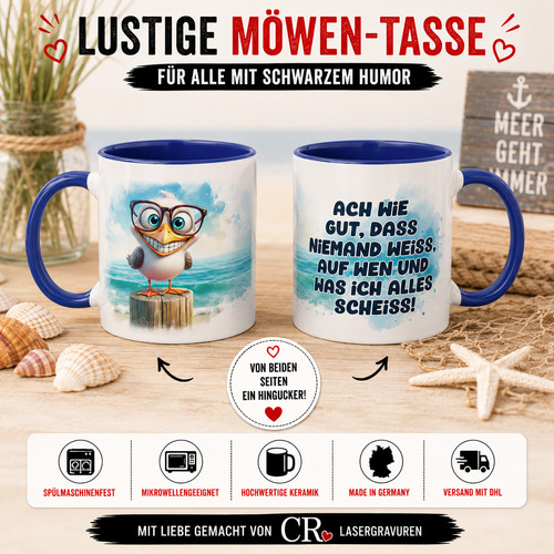 Tazza gabbiani divertente
