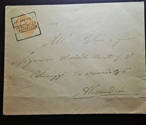Lettera annullo postale - lettera,