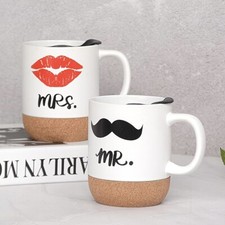 Set Tazze in Porcellana, Mr &