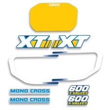 graphic kit for Yamaha XT 600 2KF 1986/89  stickers blu