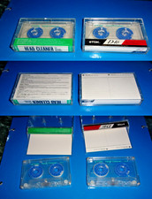 2 Musicassette TDK HEAD CLEANER aperte, probabilmente usate