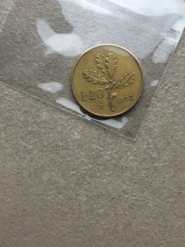 Lire del 1957 con - 20,