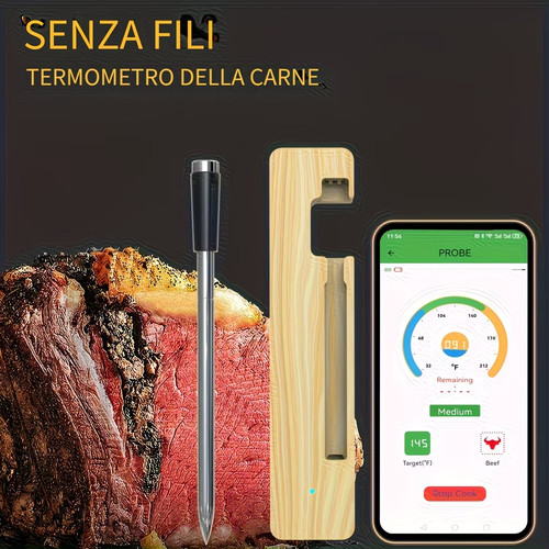 Termometro per carne wireless