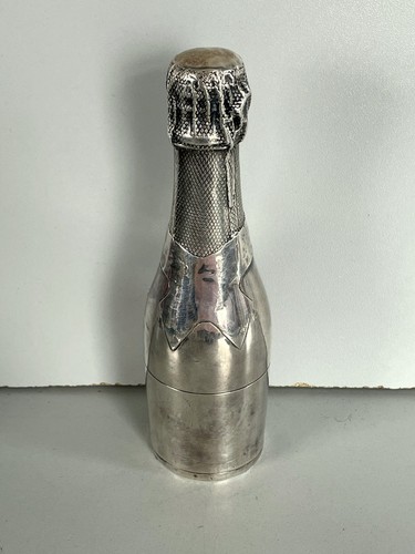 Vecchia bottiglia champagne - bottiglia,