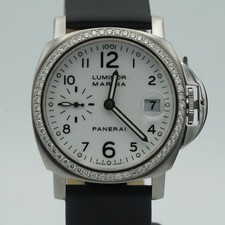 OROLOGIO PANERAI LUMINOR MARINA PAM00050 UOMO ACCIAIO AUTOMATICO 40MM TOP DIAMONDS
