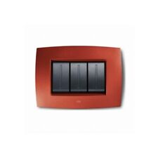ABB 2CSE0323SMP Elos Smart placca tecnopolimero 3 moduli rosso arizona