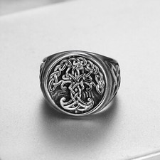 Anello Uomo Vintage Celtico