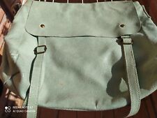 Borsa donna Vera Pelle made in italy da spalla postino 38x32x12 verde acqua