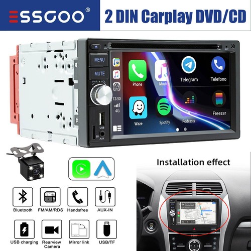 Double 2din radio car - double, 6"