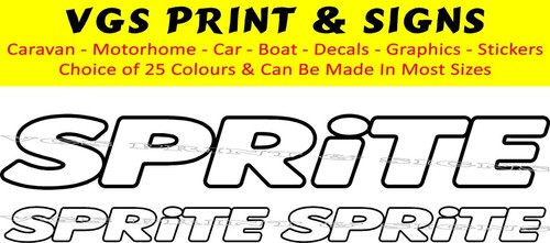 Sprite swift caravan decal - sprite,