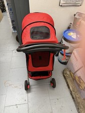 PawHut D00-041BU Passeggino Pieghevole per Cani - Rosso