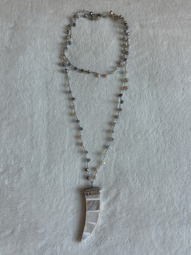 Collana corno sagomato - corno,