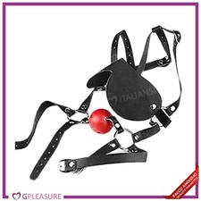 Ball gag Maschera Harness per