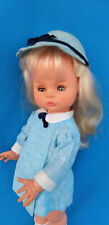 Bambola RATTI vintage doll anni 60? alta moda fashion in azzurro