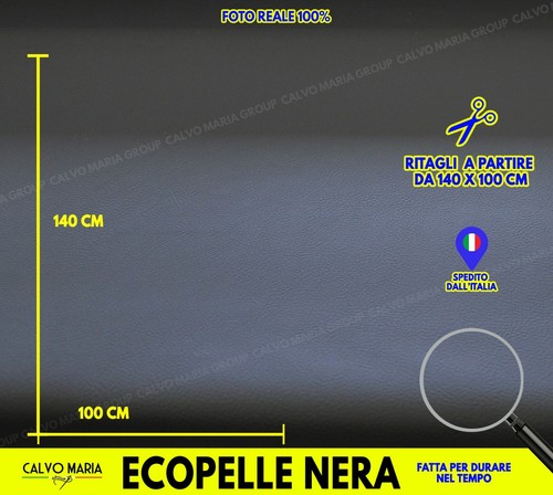 Ecopelle nero tappezzeria auto - ecopelle,