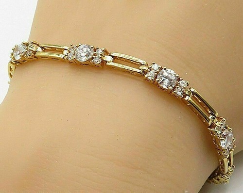 Bracciale tennis vintage - tennis, 5.0ct
