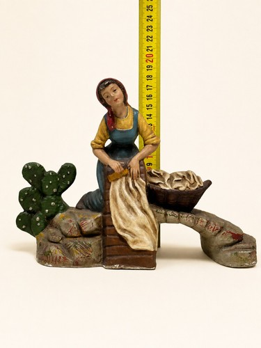 Lavandaia ruscello presepe - lavandaia,
