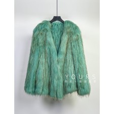 Cappotto pelliccia tessuto