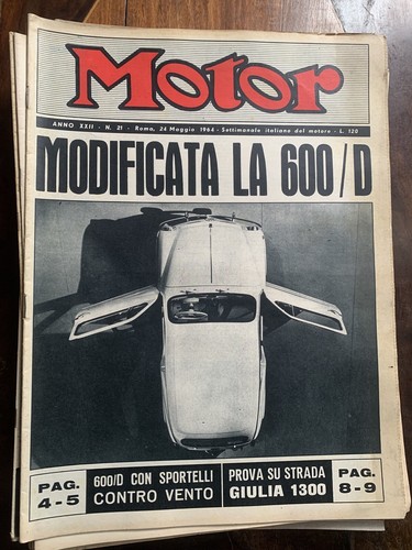 Motor 1964 fiat 600 - motor,