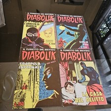 DIABOLIK  4  NUMERI DELLA PRIMA SERIE FALSI ANNI ‘80 IN CONDIZIONI EDICOLA