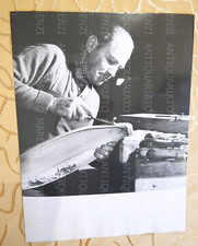 VECCHIA FOTOGRAFIA FOTO VINTAGE LAVORI  LEGNO S. CRISTINA VAL GARDENA BOLZANO