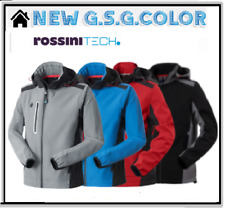 ROSSINI Giubbotto UOMO ANTIPIOGGIA CON CAPPUCCIO STACCABILE E STRINGIVITA