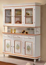 CREDENZA + VETRINA NAPOLETANA