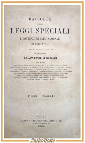 Raccolta leggi speciali - raccolta,