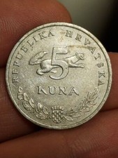 Moneta Croazia 5 Kune