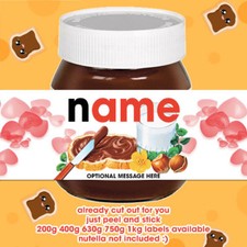 Adesivo Cuori Nutella