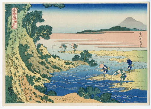Stampa xilografia hokusai - xilografia,