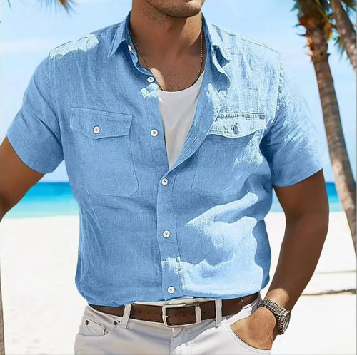 Camicia uomo manica corta polo - manica,