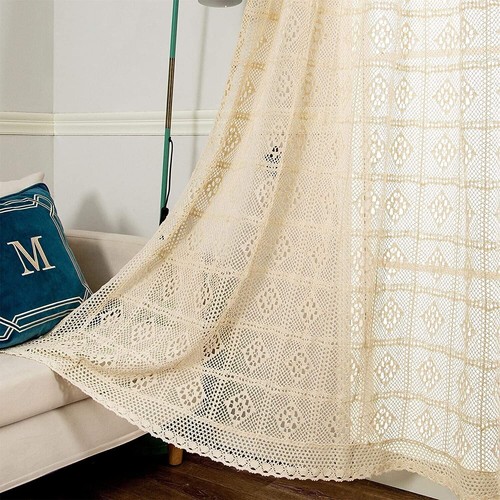 Tenda nappe pizzo uncinetto