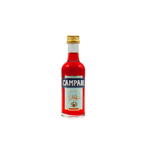 Bottiglietta bitter campari - bottiglietta,