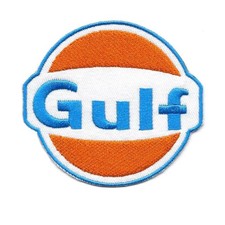 GULF IRON ON PATCH 3" auto da